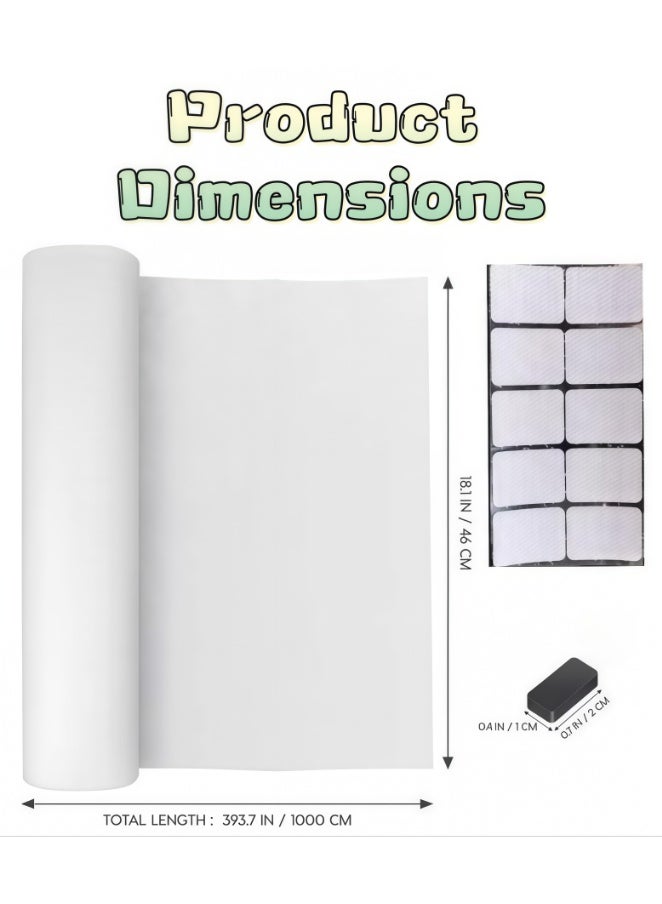 Disposable Range Hood Filters Sheets,Non-woven Oil Filter Paper,Hood Filters For Kitchen,Flame Retardant High Temperature Filter Fabric (46 * 1000CM) - Image 3